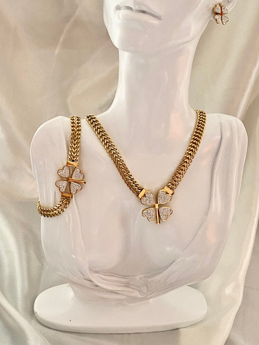 Parure trèfle