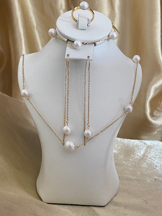 Parure perles